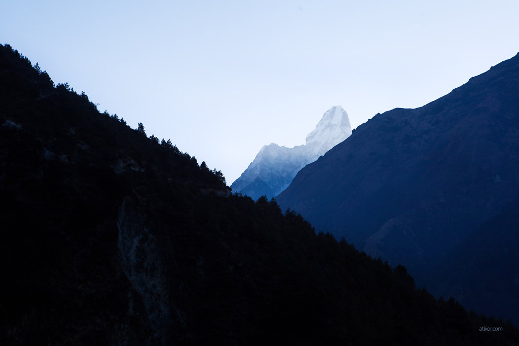 Ama Dablam. Nepal mountains