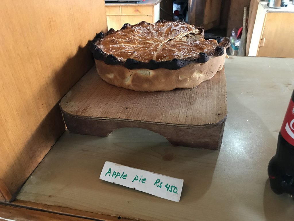 Apple pie, Tengboche Cafe